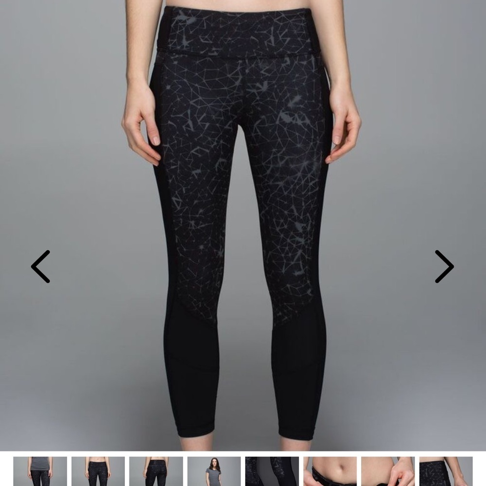 Lululemon Trail Bound Tight Full-On Luxtreme Size 2 star crushed black - Picture 3 of 9